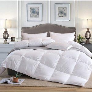 DOWN COMFORTER - YEAR ROUND/ LIGHTWEIGHT - 750 FILL POWER  (QUEEN)